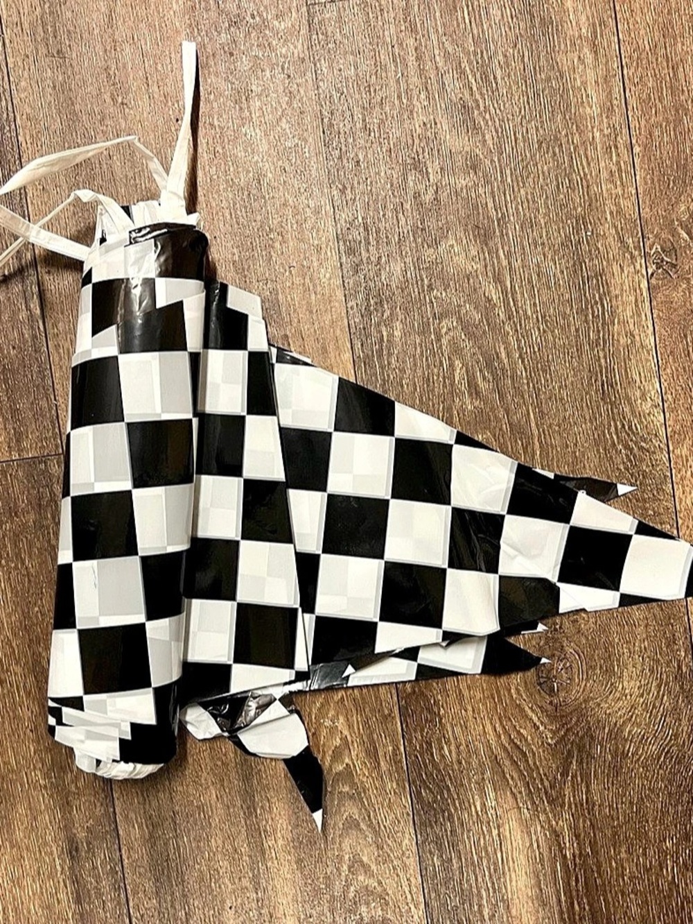 UNBRANDED 100 Ft Checkered Racing Triangle Flag Pennant Banner